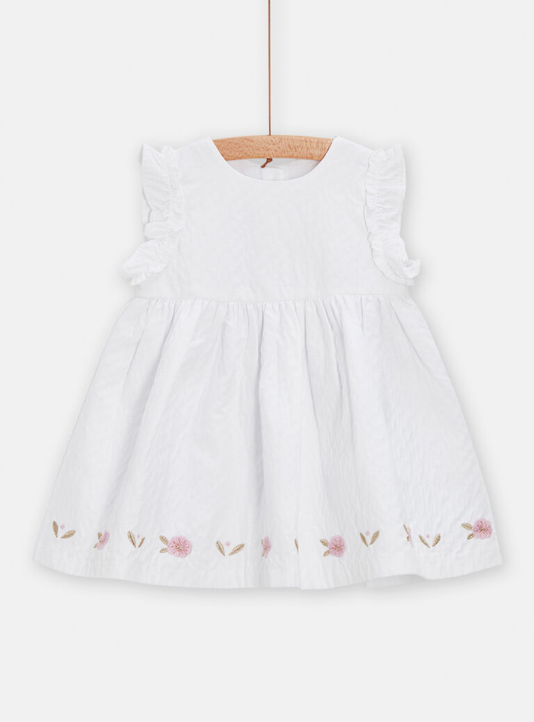 Robe de cérémonie écrue pour bébé fille
