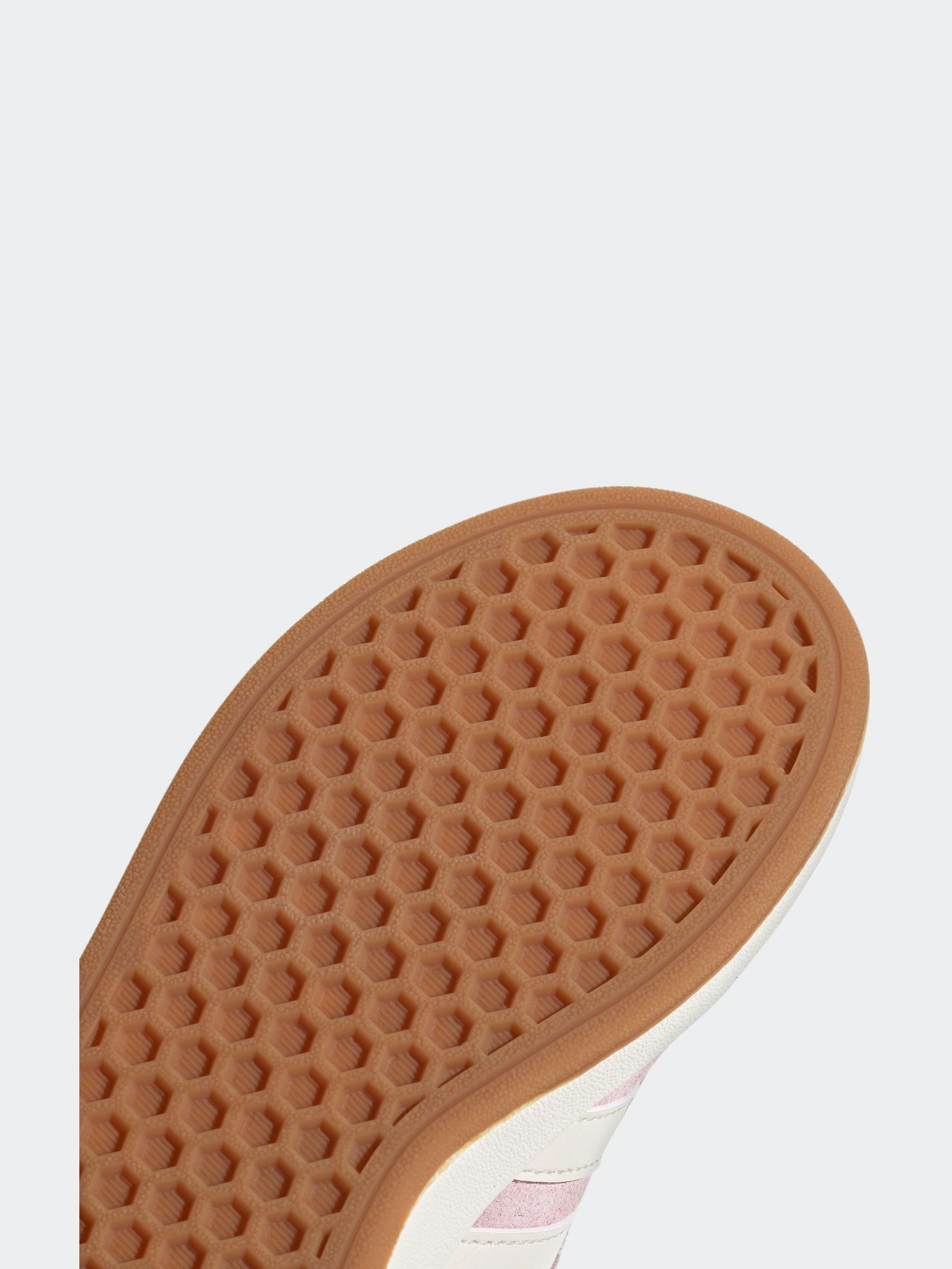 Roze - adidas Grand Court 00suède kindersneakers met elastische veters