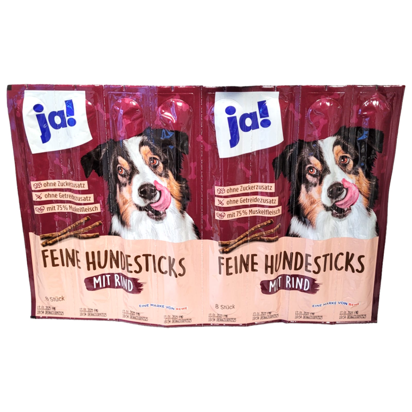 ja! Hundesticks 8x11g=88g Rind MHD:16.1.26