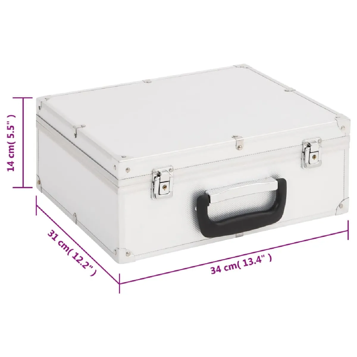 vidaXL Jeu de Jetons de Poker 300 pcs