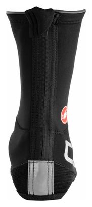 Couvre-chaussures Castelli Diluvio UL Noir / Silver Reflex