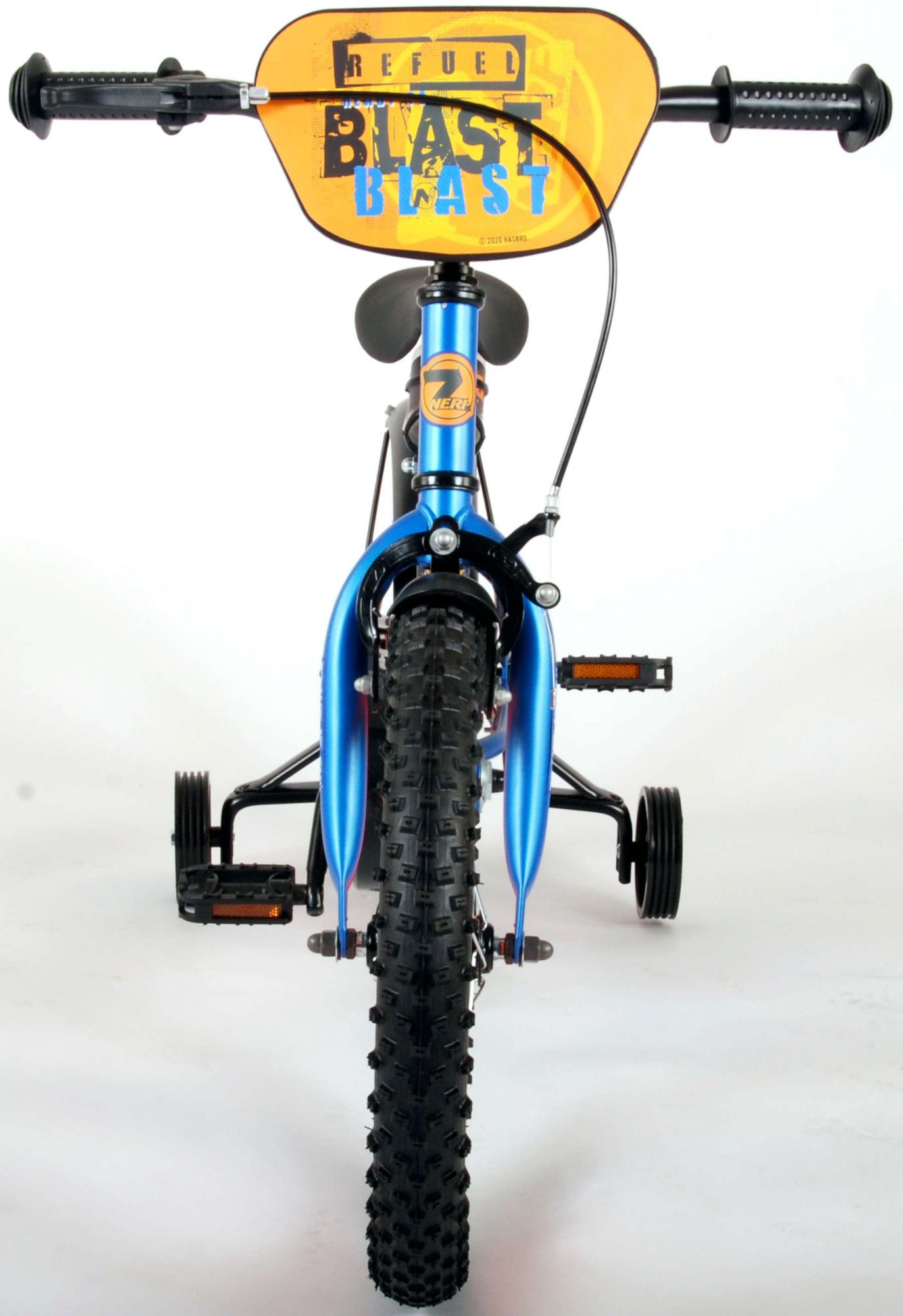 Kinderfahrrad NERF Fahrrad für Jungen 16 Zoll Kinderrad in Satinblau