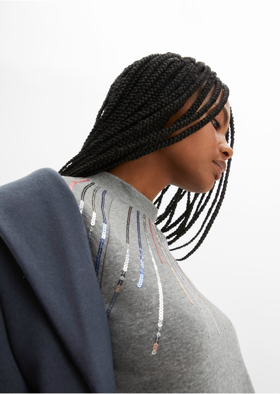 Sweat-shirt à paillettes