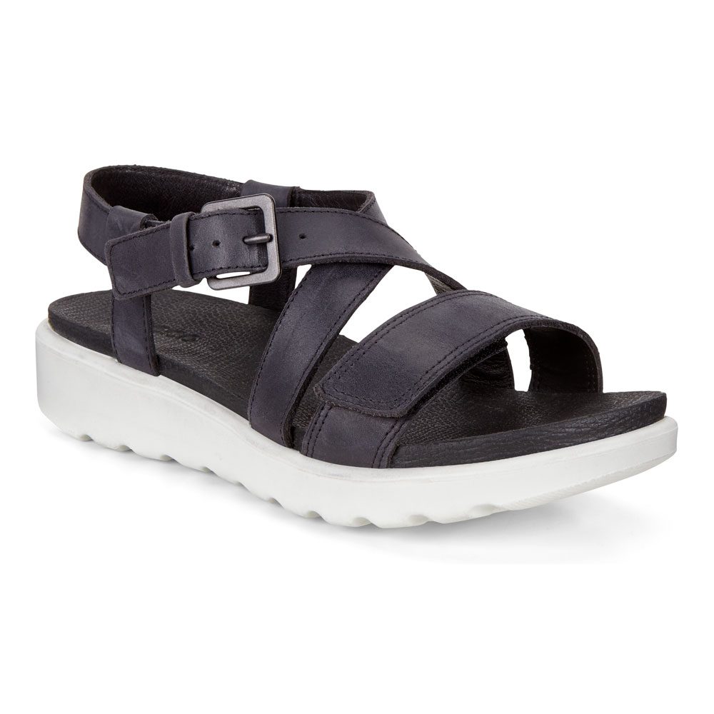 Ecco Flora Sandale Mädchen schwarz