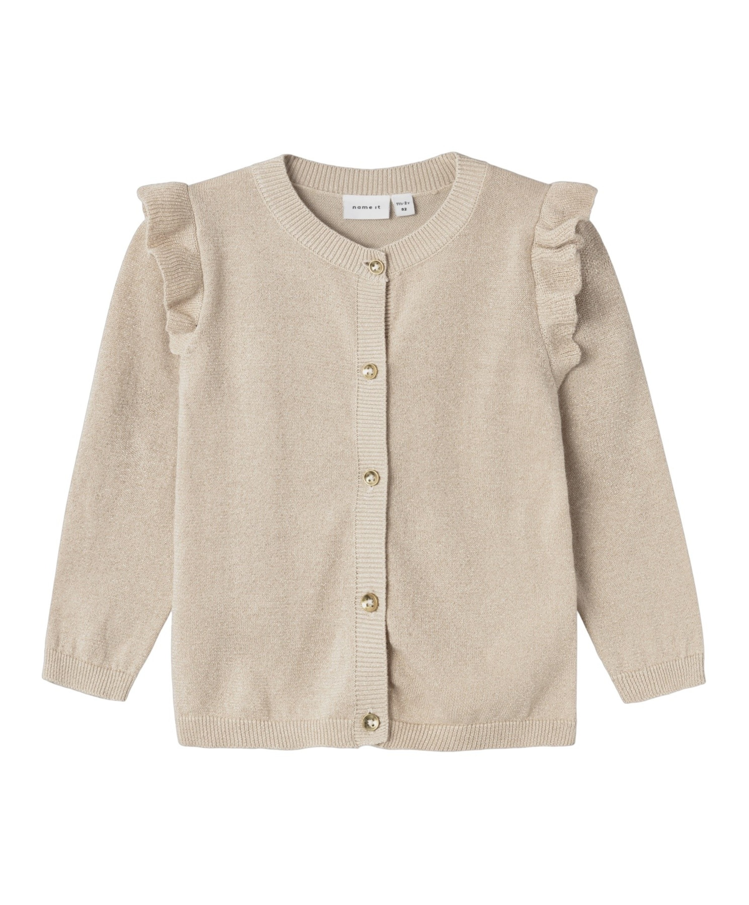 Name it Meisjes vest beige