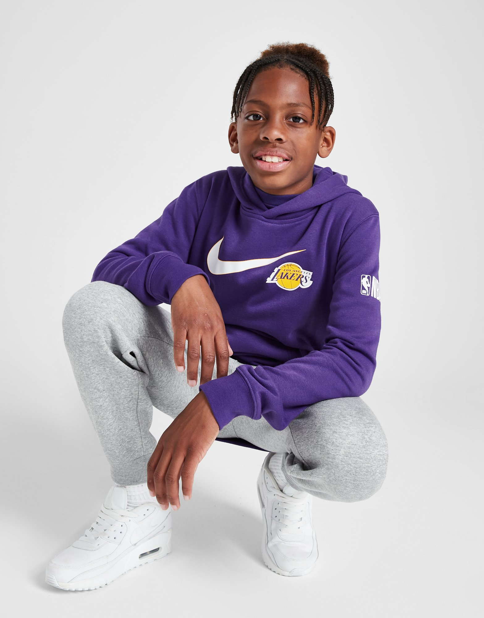 Nike Sweat à Capuche NBA LA Lakers Junior