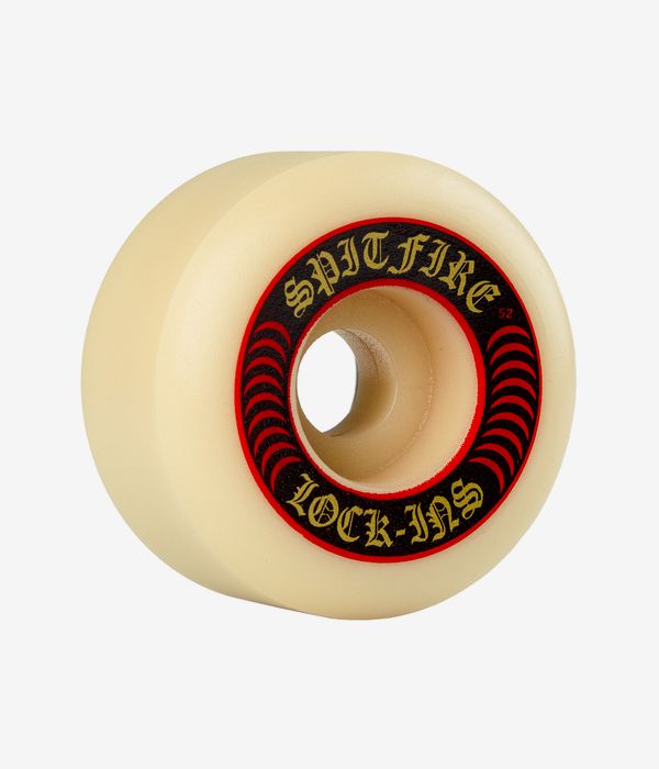 Spitfire Formula Four Lock Ins Rollen (white red) 52 mm 101A 4er Pack