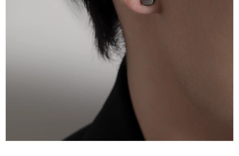 Andante - Geometrische S999 Zilveren Oorknop / Set