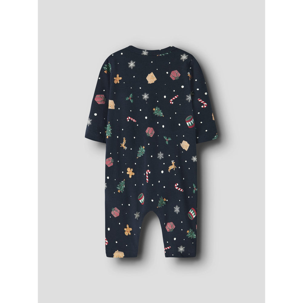 Køb Name It Jule Natdragt Navy Blazer Xmas AOP