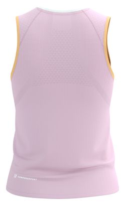 Débardeur Compressport Trail Racing Rose Femme