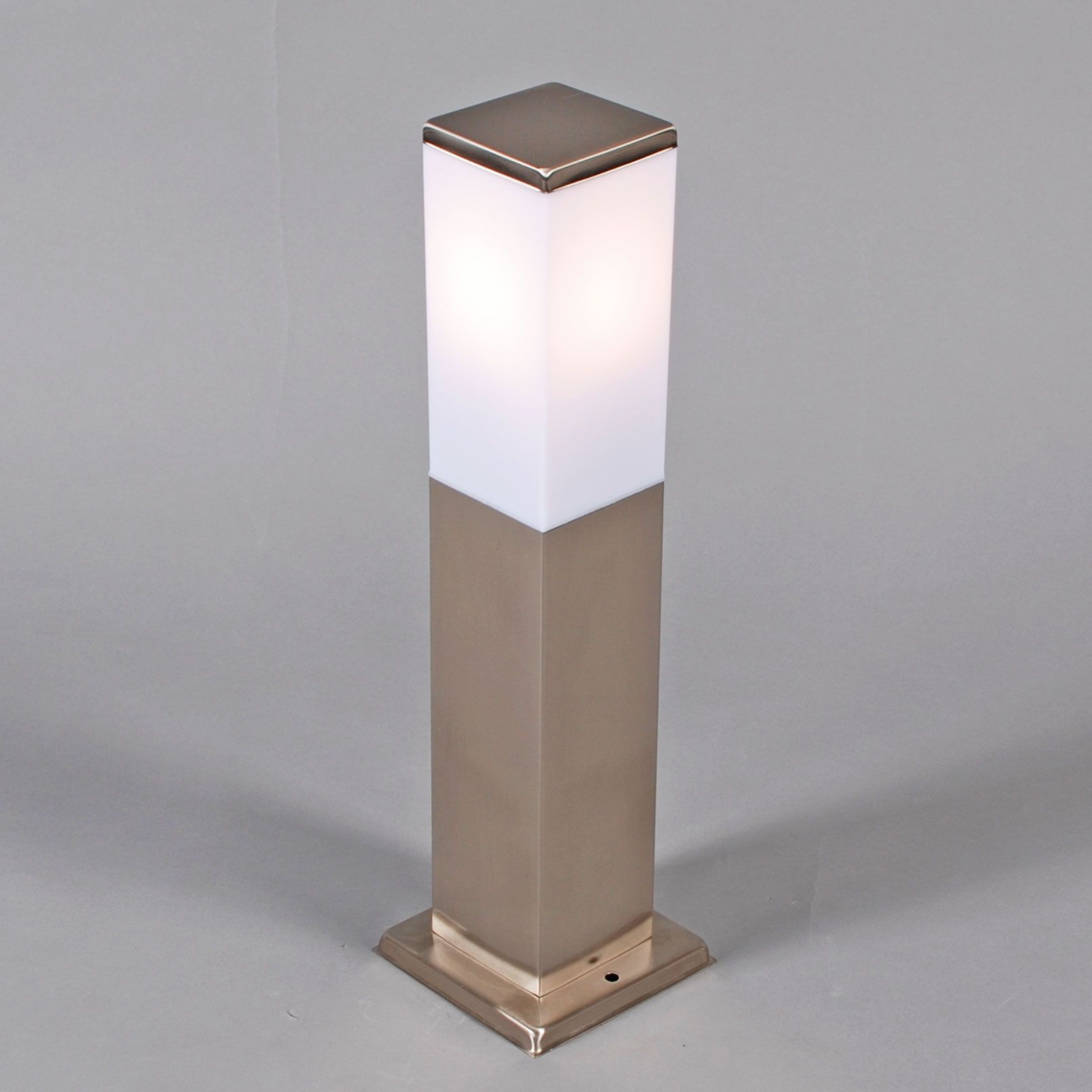 Buitenlamp staal 45cm IP44 - Malios met grondpin en kabelmof