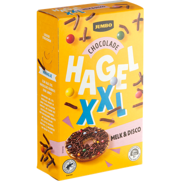 Jumbo Chocolade Hagel XXL Melk & Disco 380 g