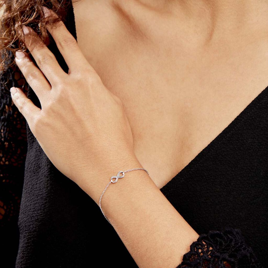 Bracelet Argent Rhodié Solkem Glitter