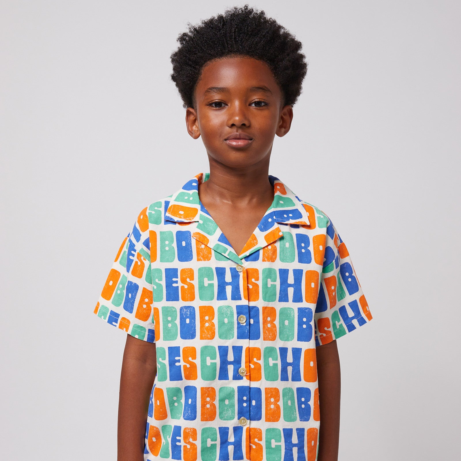 Hemd Multicolor Bobo Choses All Over Offwhite