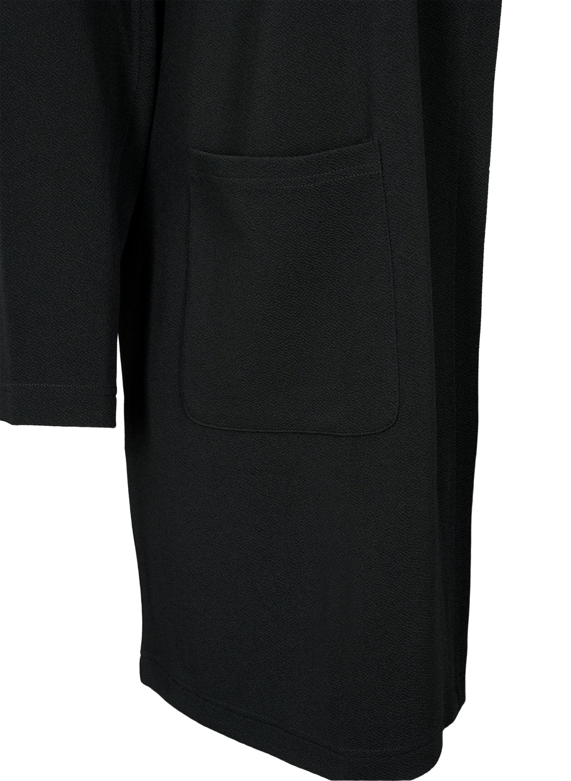 FLASH - Lang blazer med lommer