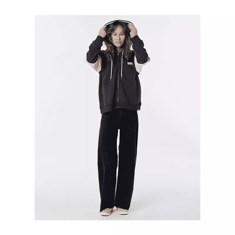 Sweat femme RIPCURL Galicia Full Zip Fleece Washed Black