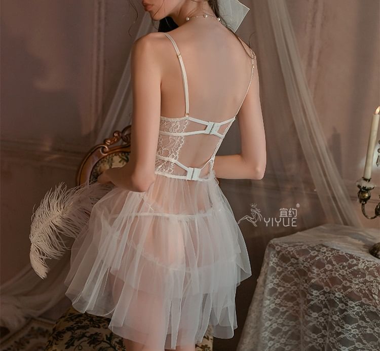 Kafroochi - Balletdanseres lingerie kostuumset