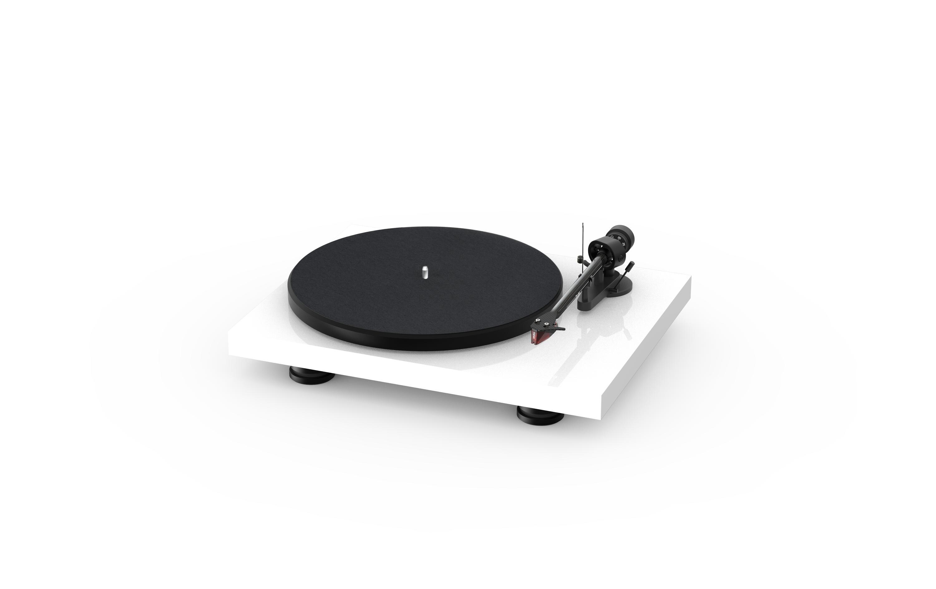 Plattenspieler Debut Carbon EVO Weiss glanz<br>Plattenspieler mit populärem Design
