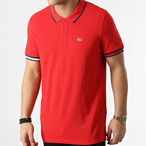Polo Manches Courtes Regular Flag Cuff 2963 Rouge