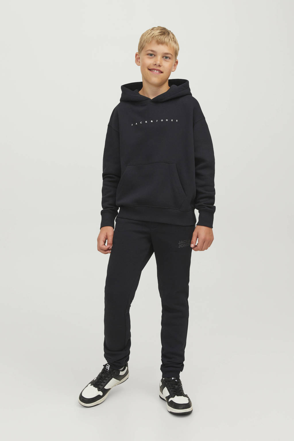 JACK & JONES joggingbroek JPSTGORDON zwart/zwart