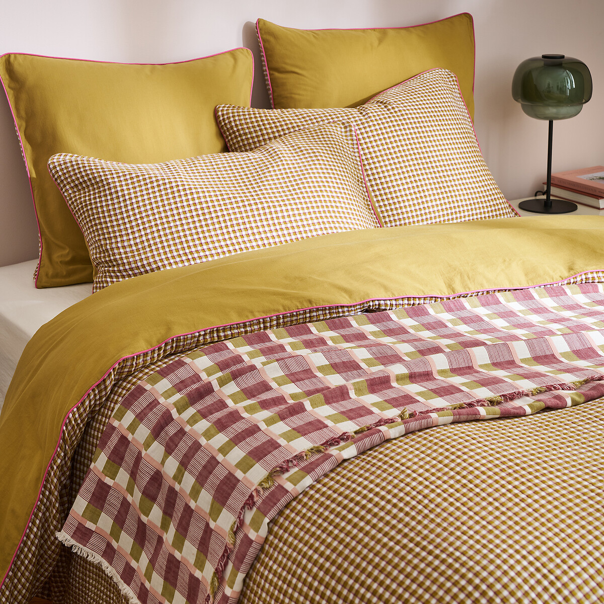 LA REDOUTE INTERIEURS<br>Lança em jacquard com motivos geométricos, Virna