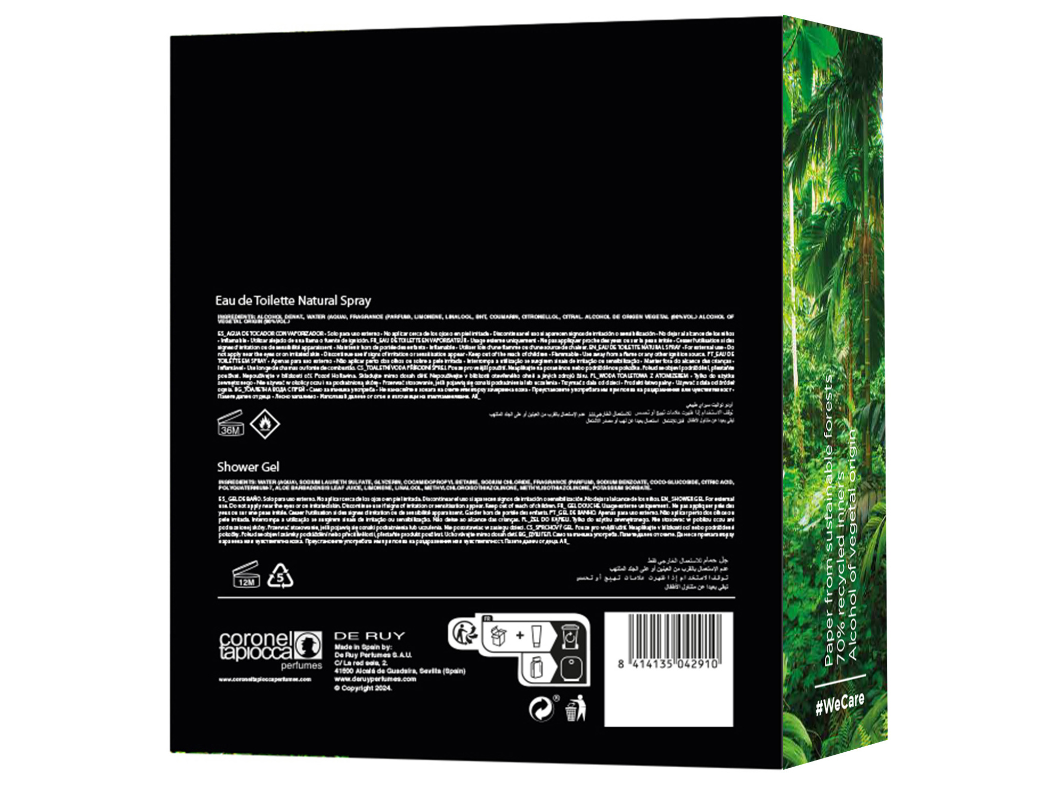 CONJ.HOMEM CORONEL TAPIOCCA GREEN WOOD EDT 150ML GB150ML