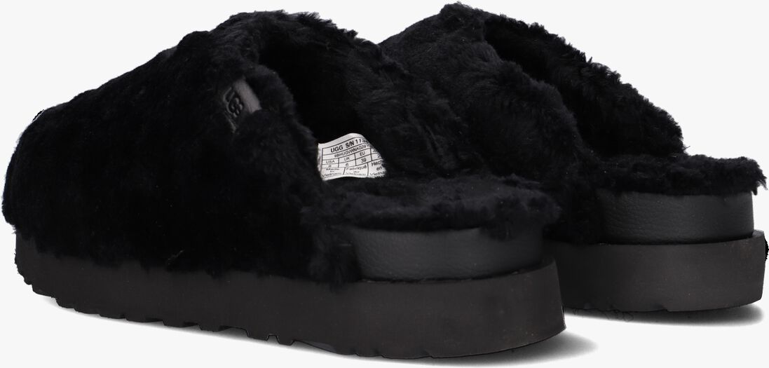 UGG zwarte ugg pantoffels w fuzz sugar  slide