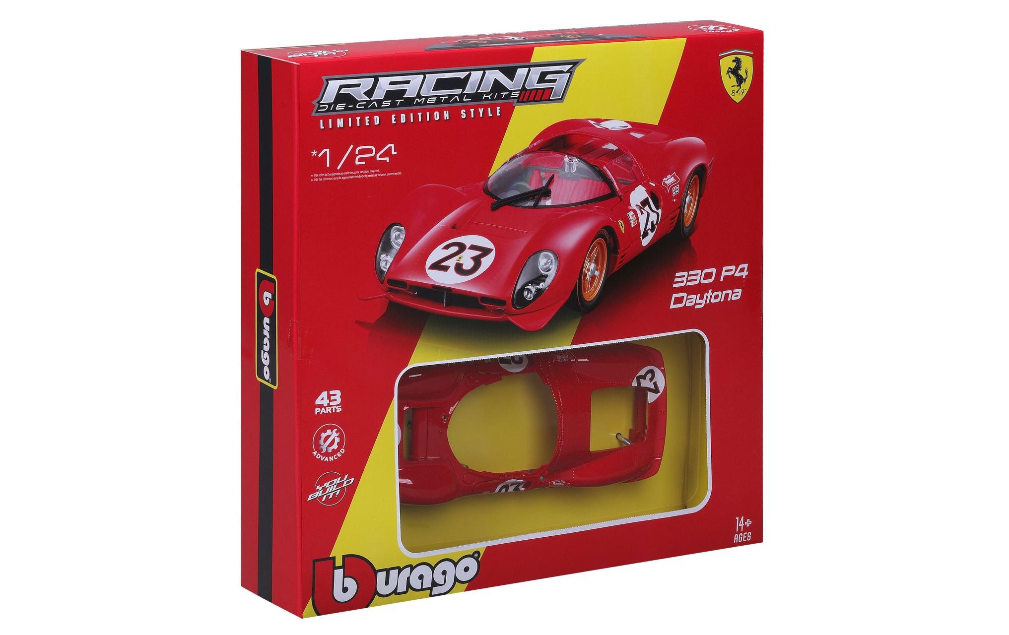 Ferrari Racing Bausatz 330 P4 Daytona Rot 1:24Sammlermodell im Massstab 1:24