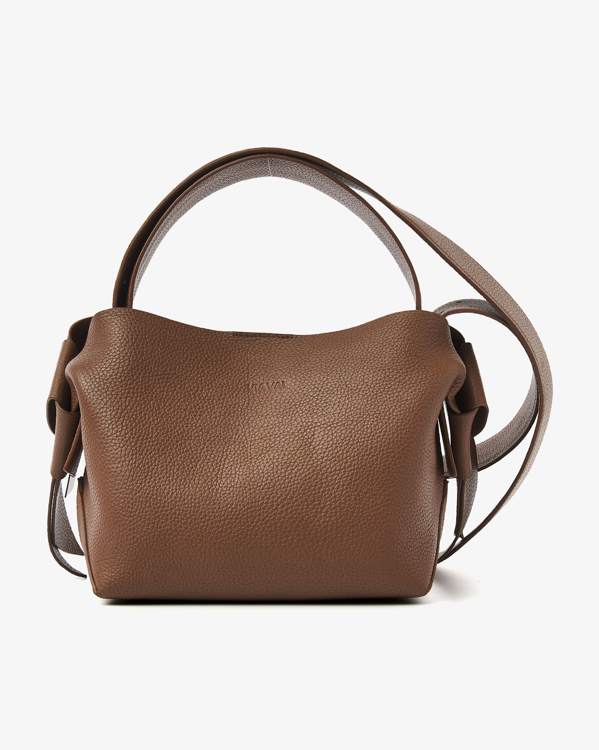 VIA VAI cognac crossbody tas Nodo Fabi
