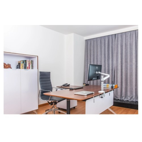(18-42cm) Schwenkbare Aluminium Monitor Tischhalterung Arm 17