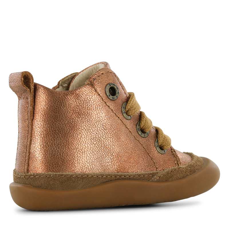 Shoesme metallic bronzen bootie Leer, Microleer | Sale