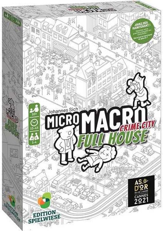 MicroMacro - Crime City - Bordspel - Inclusief 16 Zaken - 75 x 110 cm