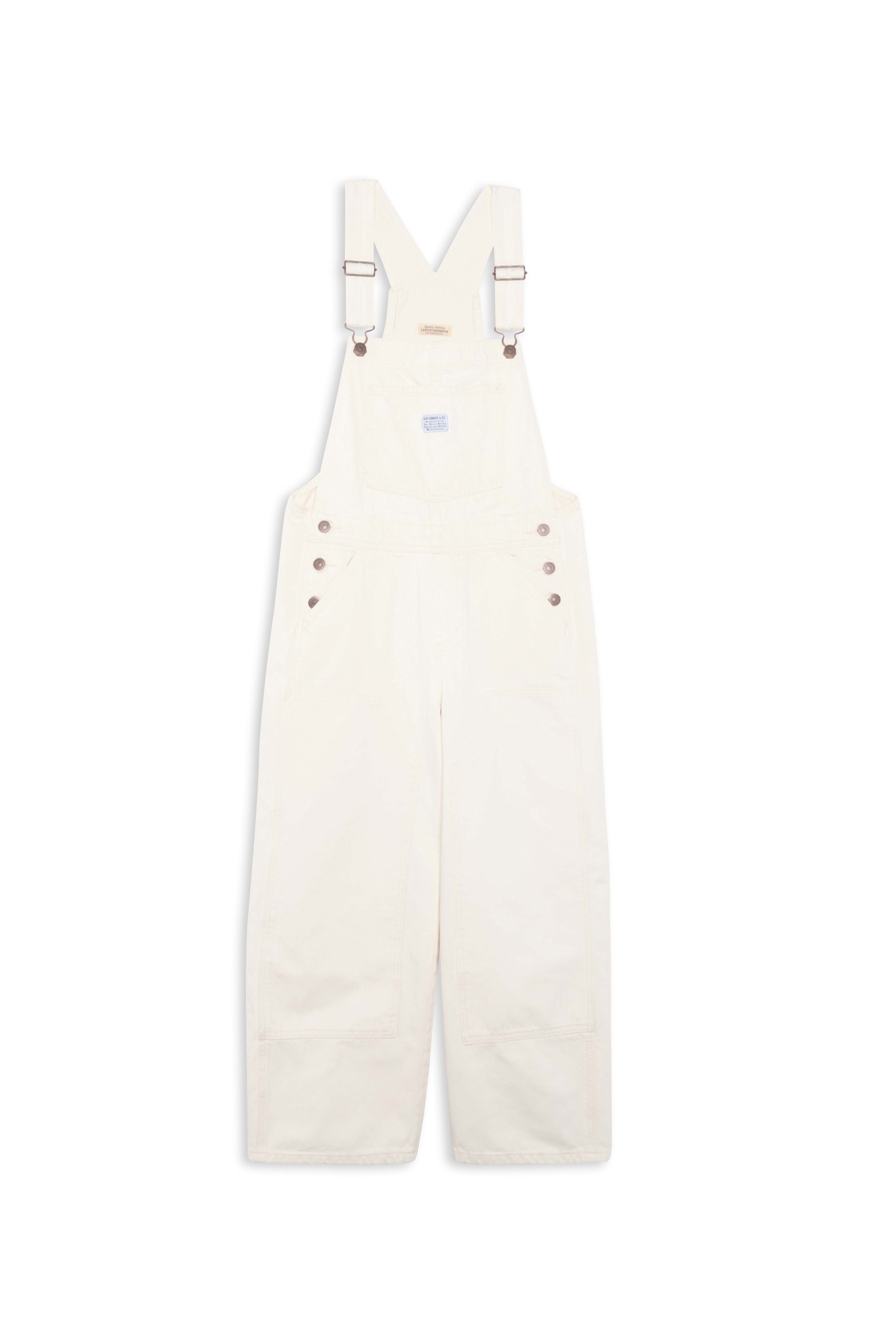 LEVI'S Salopette BAGGY HW OVRL WORK Blanc