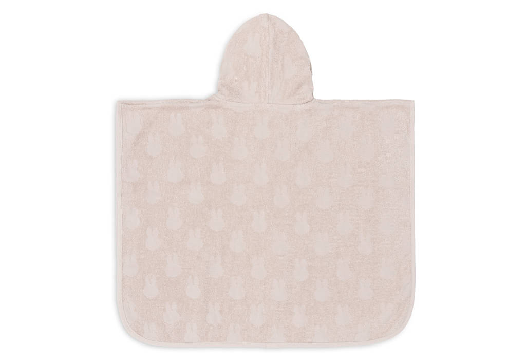 badstof badponcho Miffy Jacquard Nougat