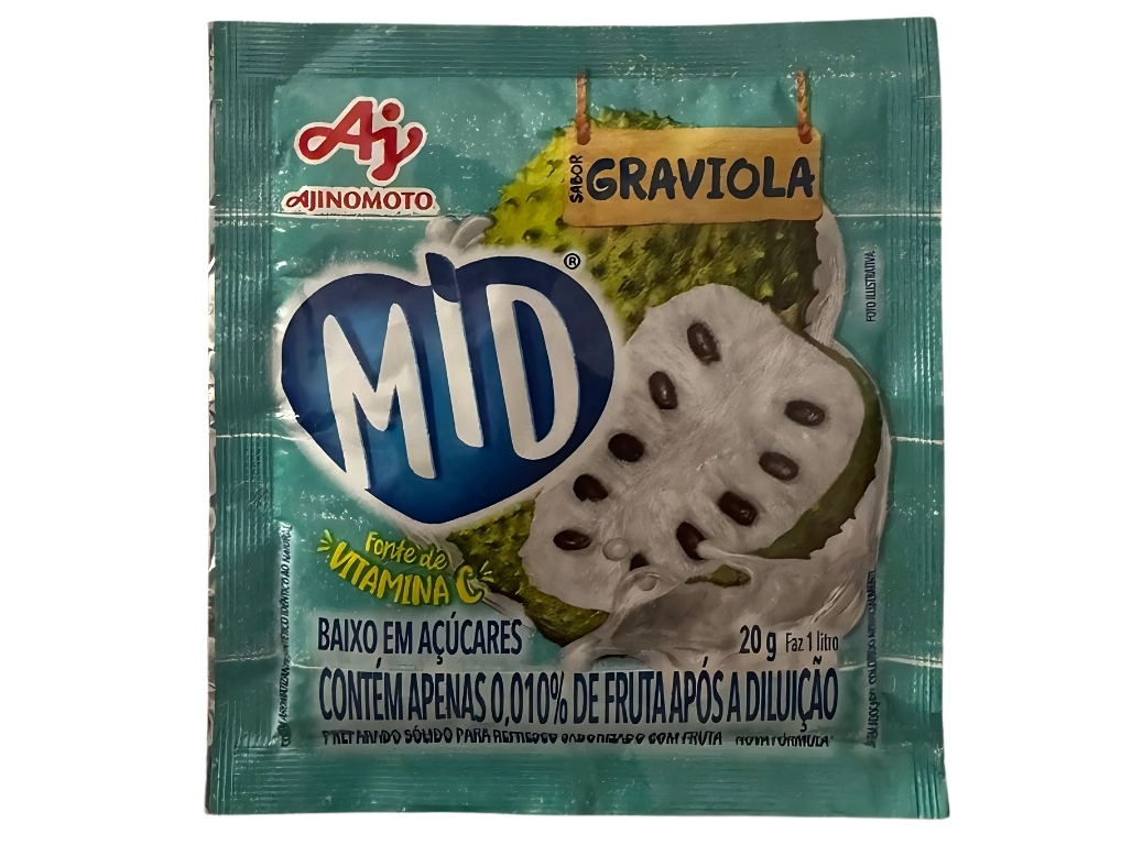 REFRESCO EM PÓ MID GRAVIOLA 20G