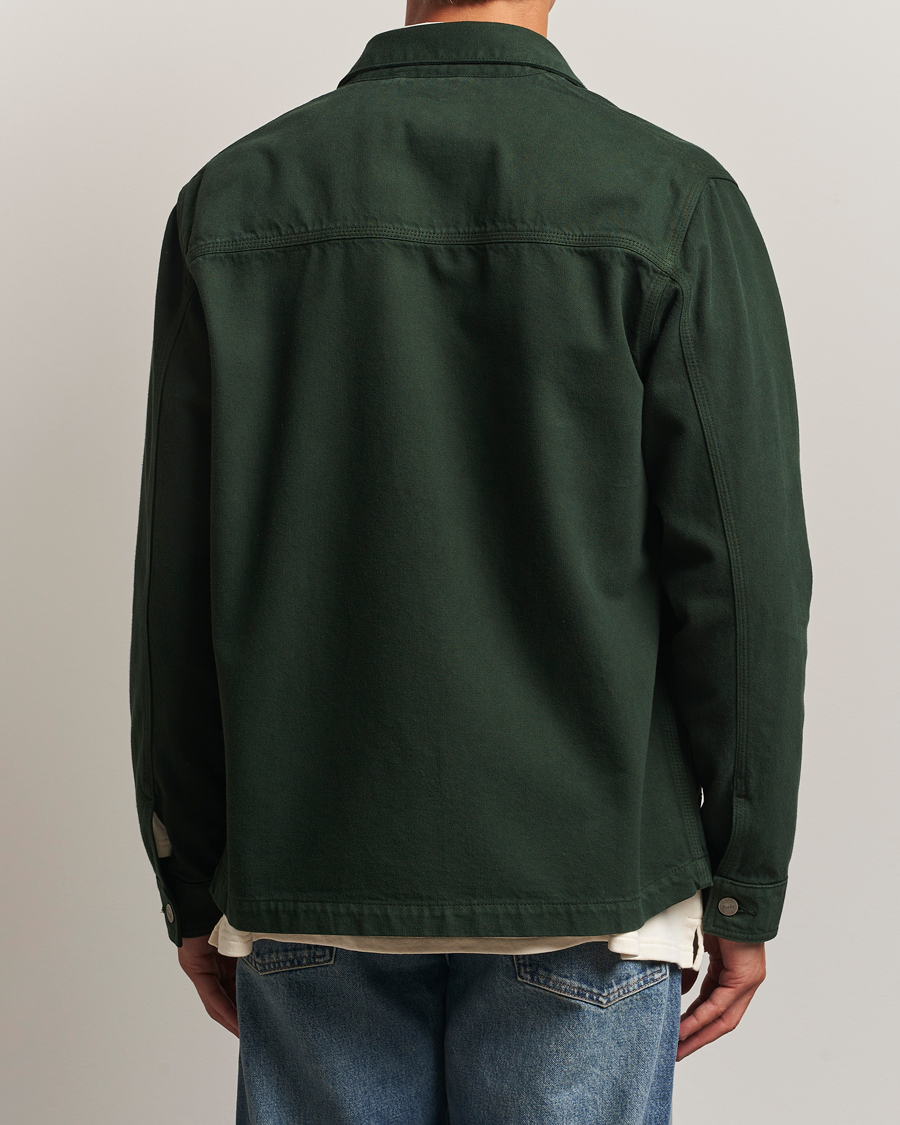 Forét Wood Twill Overshirt Dark Green