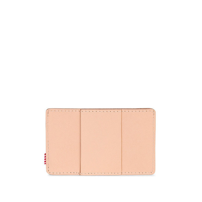 Porte-cartes Felix 10 cm Natural Leather/Rose Gold