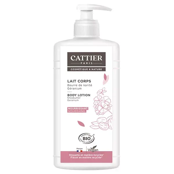 Cattier Soin du Corps Lait Nourrissant Bio 500ml