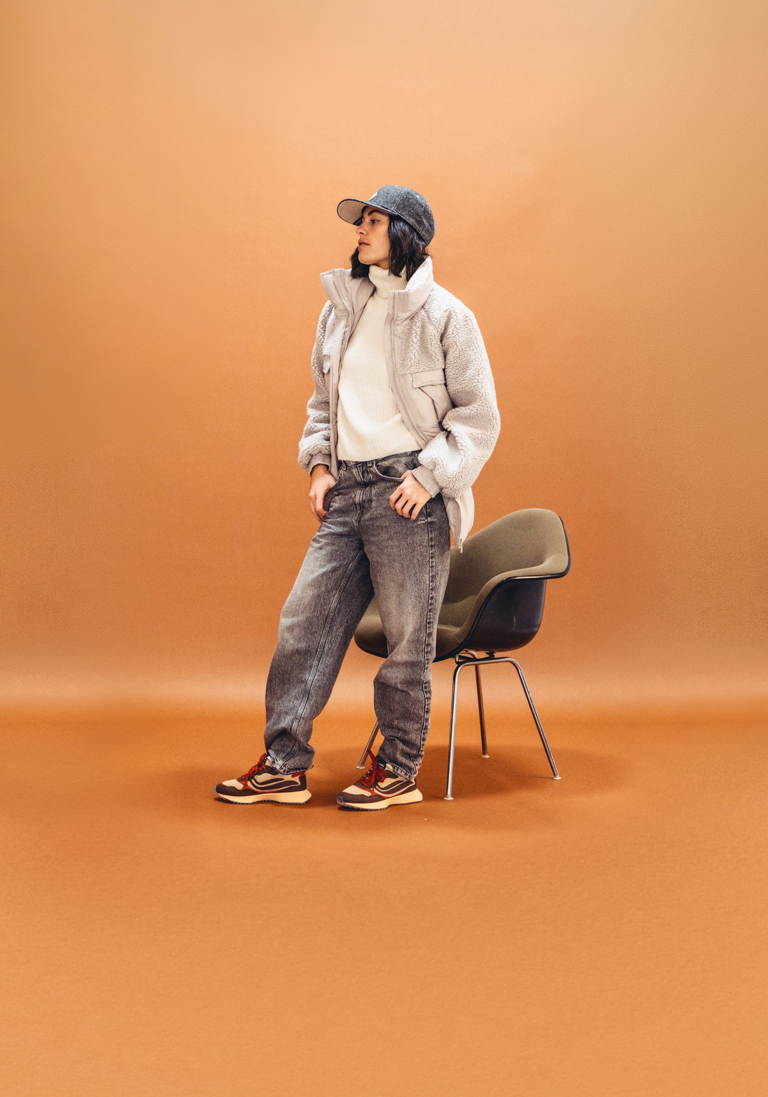 Genesis Sneaker G-Marathon Multi Mesh Hairy Moss/Almond/Terracotta