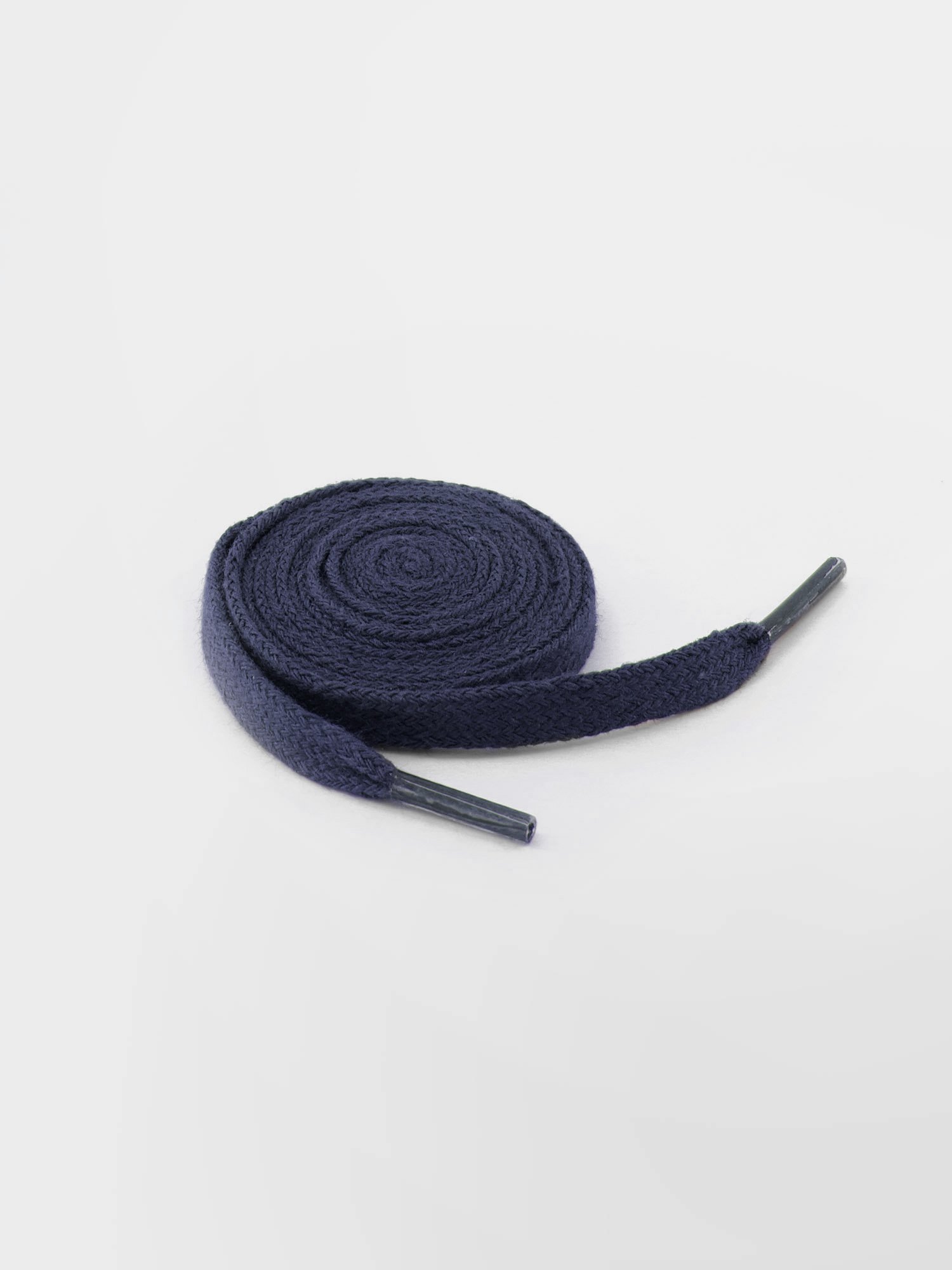 Lacets Plats Mixte s Coton Marine