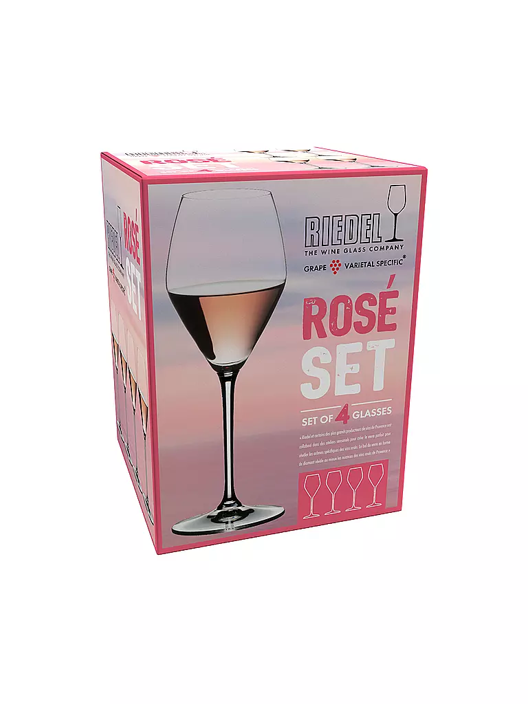 RIEDEL Barglas Mixing Set Rosé 4-er Set 322ml  transparent