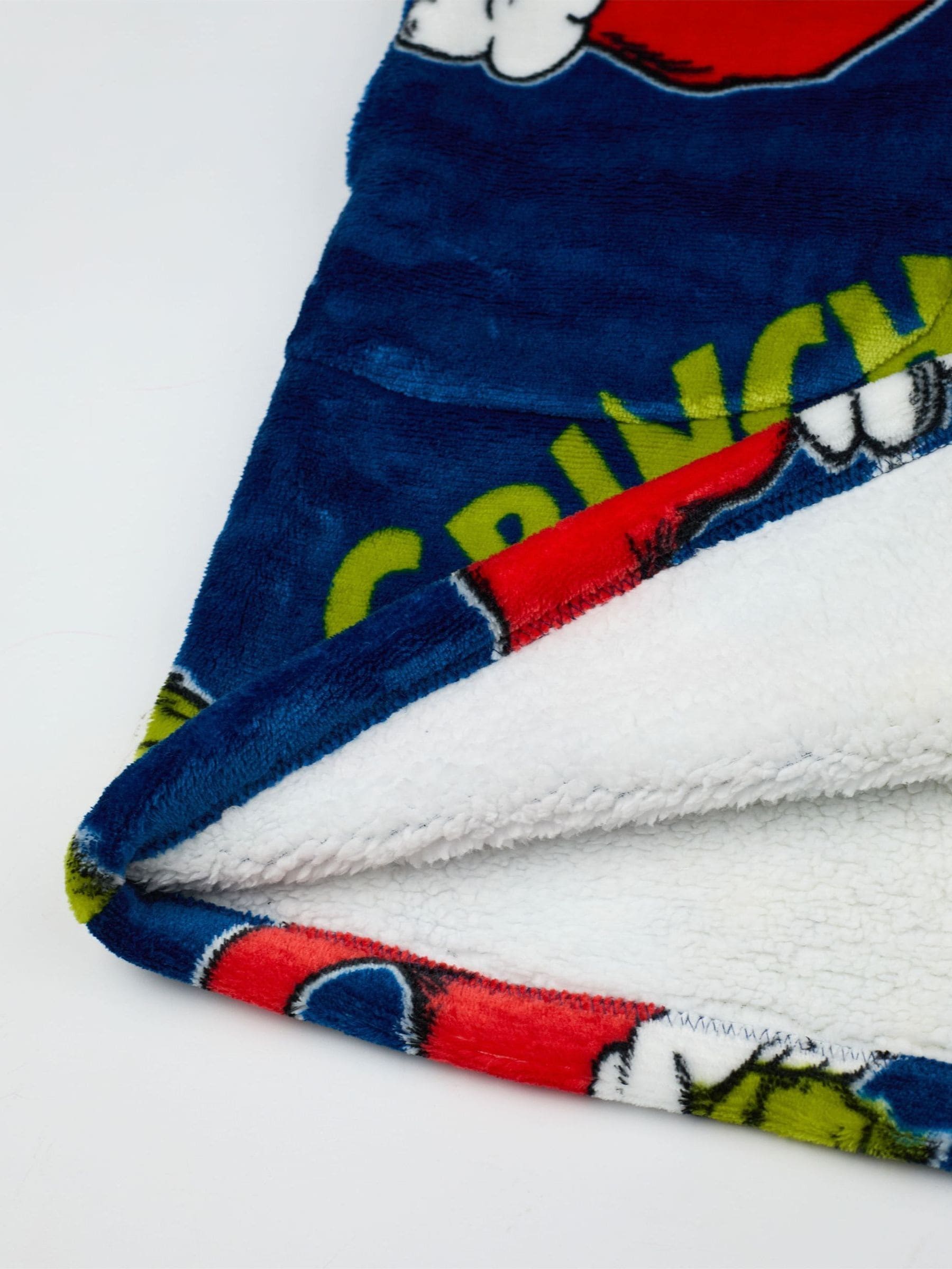 Vanilla Underground Uniseks The Grinch deken hoodie met rits voor volwassenen