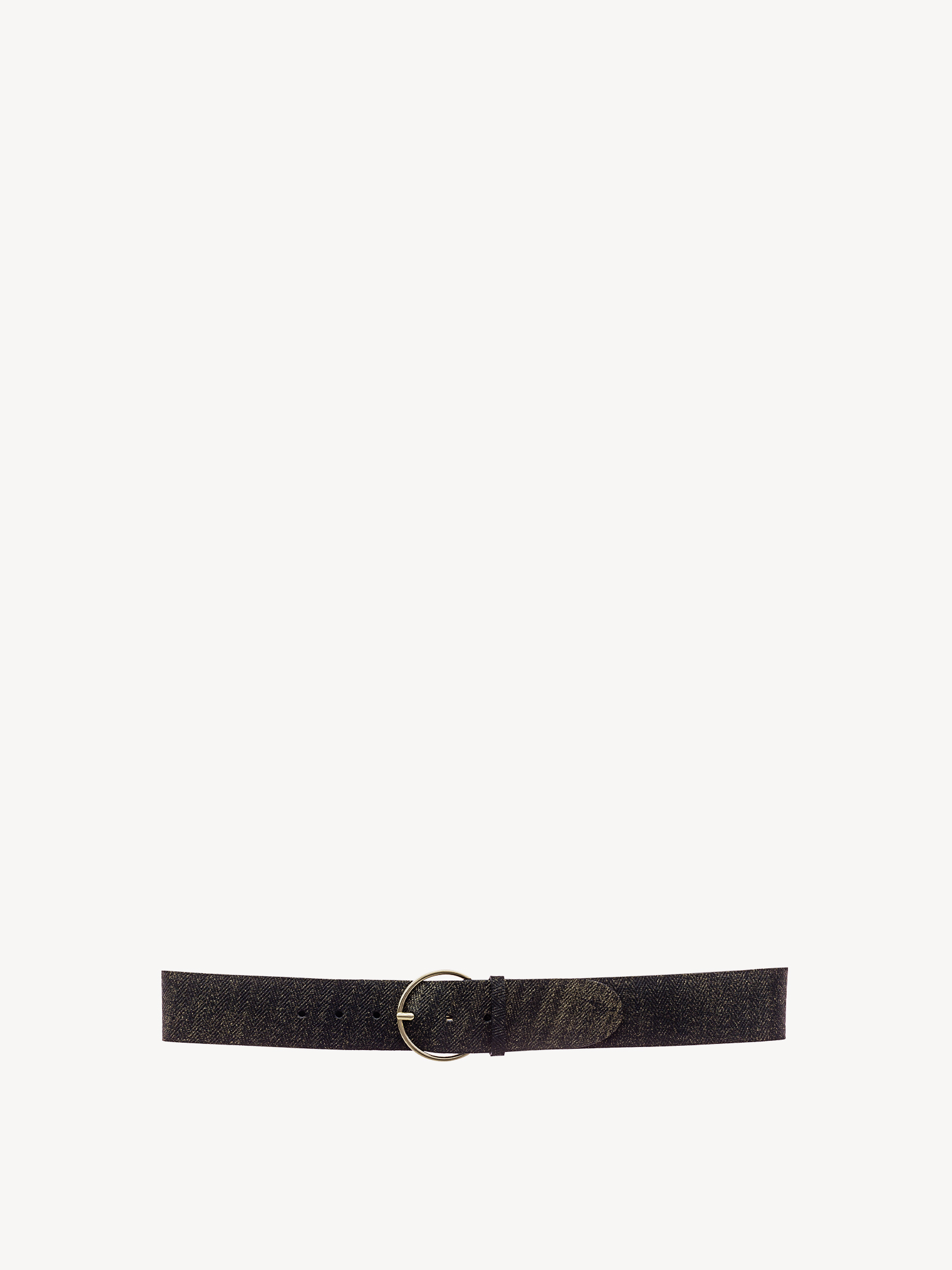 Leren Riem - zwart