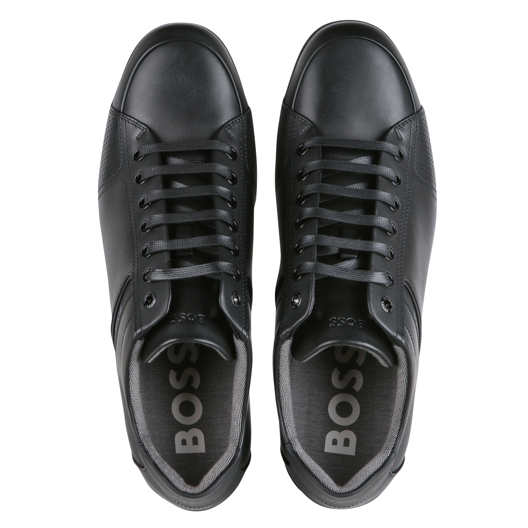 Baskets basses en cuir | Noir