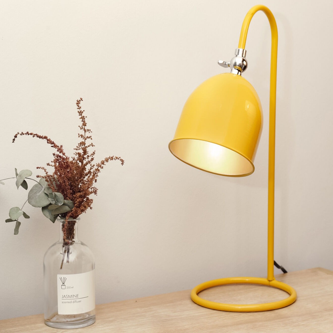 Sheen Lampe de table Yan?k moutarde - 39x11 cm
