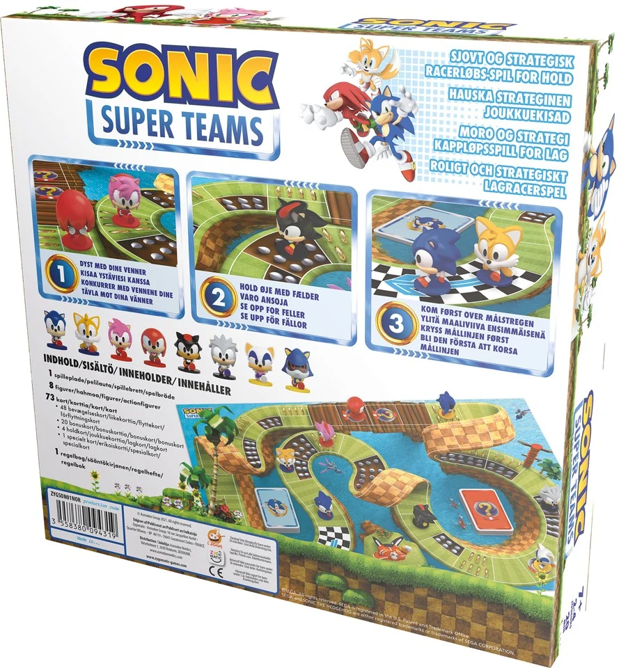 Sonic Racer Boardgame (Nordisk) (SONIC01NOR)