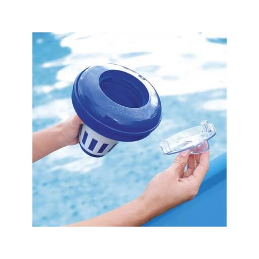 Dispensador Cloro Flotante Ajustável Grande 16,5 Cm.