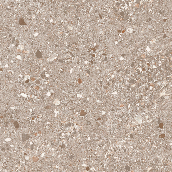 Valence Orizz vloertegel tabacco mat 60x60cm bruin terrazzo