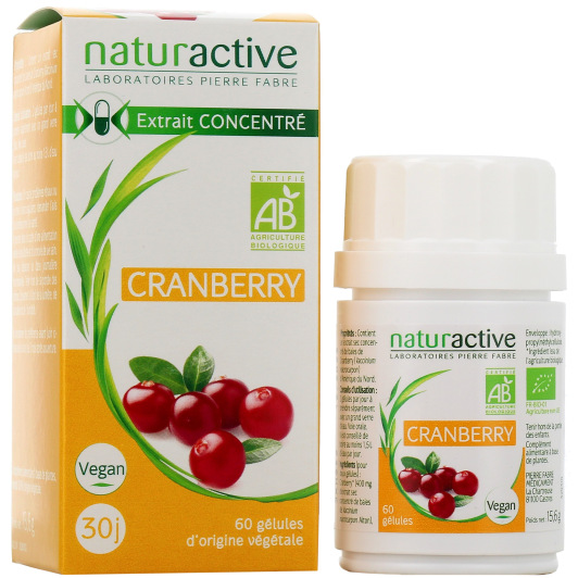 Naturactive Cranberry Bio Extrait Concentré 60 gélules - Complément alimentaire