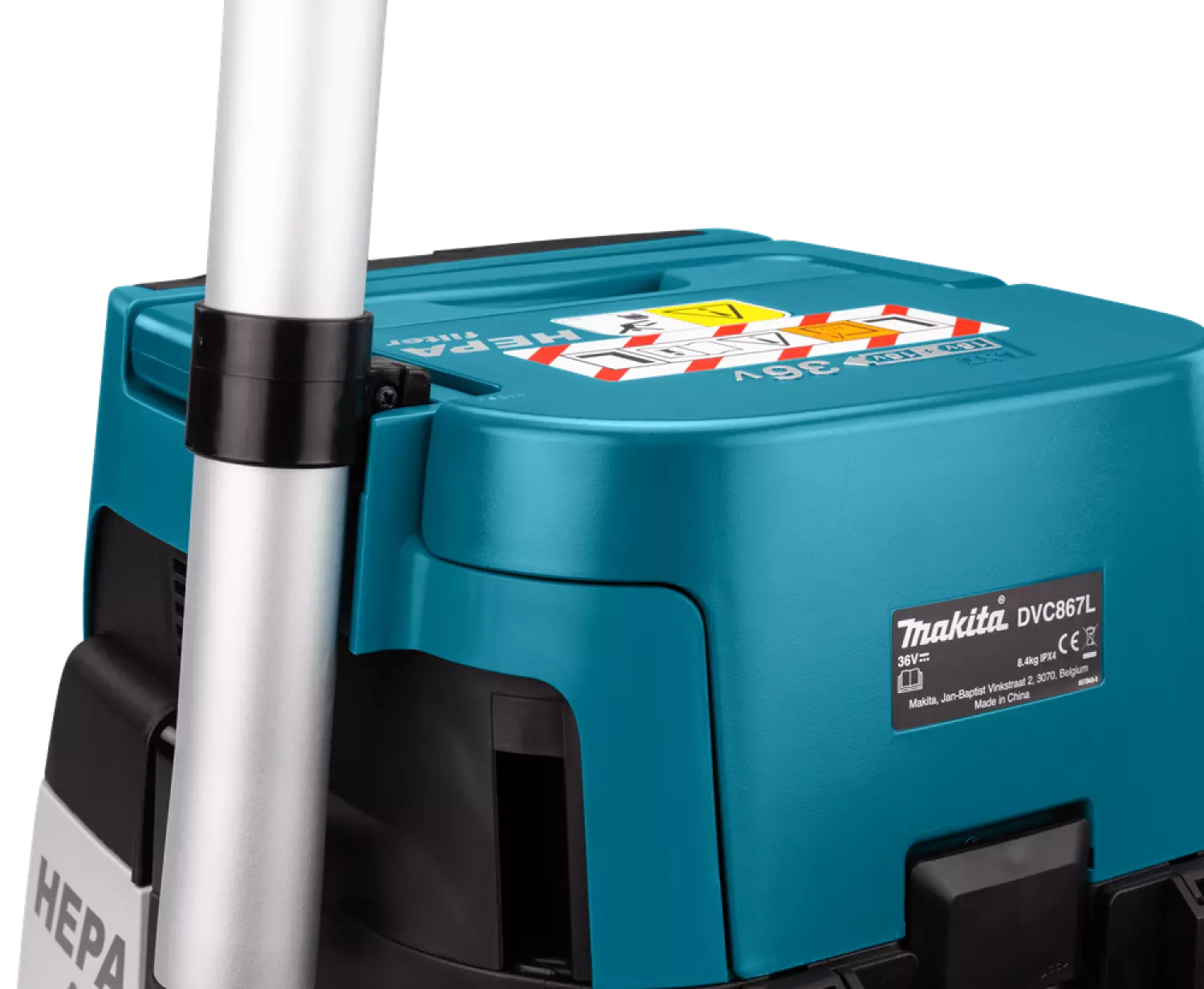 Makita DVC867LZX4 36V (2x 18V) Li-ion accu bouwstofzuiger body - 8L - Droogzuigen